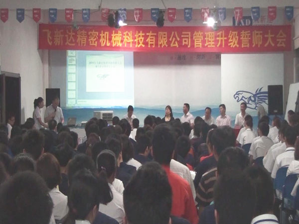 2011年6月3日，飛新達(dá)管理升級誓師大會召開
