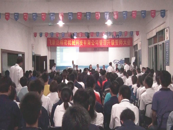 2011年6月3日，飛新達(dá)管理升級誓師大會召開