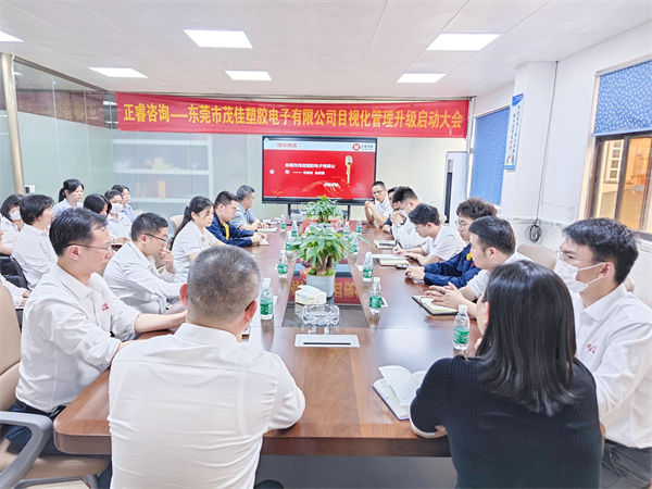東莞市茂佳塑膠電子有限公司目視化管理升級(jí)啟動(dòng)大會(huì)