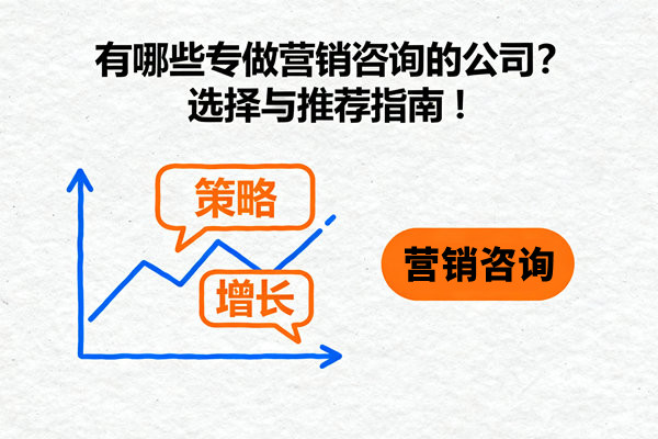 營(yíng)銷(xiāo)管理：有哪些專(zhuān)做營(yíng)銷(xiāo)咨詢(xún)的公司？選擇與推薦指南！