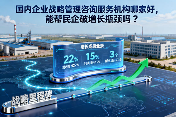 國內(nèi)企業(yè)戰(zhàn)略管理咨詢服務機構哪家好，能幫民企破增長瓶頸嗎？