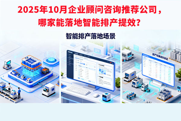 2025年10月企業(yè)顧問咨詢推薦公司，哪家能落地智能排產(chǎn)提效？